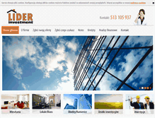 Tablet Screenshot of lidernieruchomosci.pl